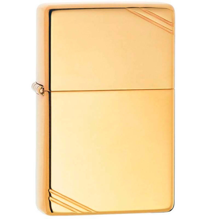 ENCENDEDOR ZIPPO BRONCE BRILLANTE VINTAGE Tabasa