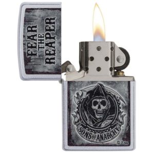 ENCENDEDOR ZIPPO SONS OF ANARCHY FEAR THE REAPER