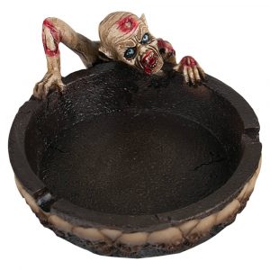 CENICERO REDONDO DISEÑO ZOMBIE POLYSTONE