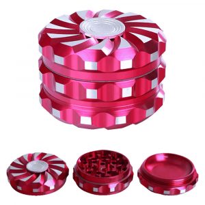 TRITURADORA SPINNER DE TABACO DE ALEACION DE ACERO DE 3 PARTES