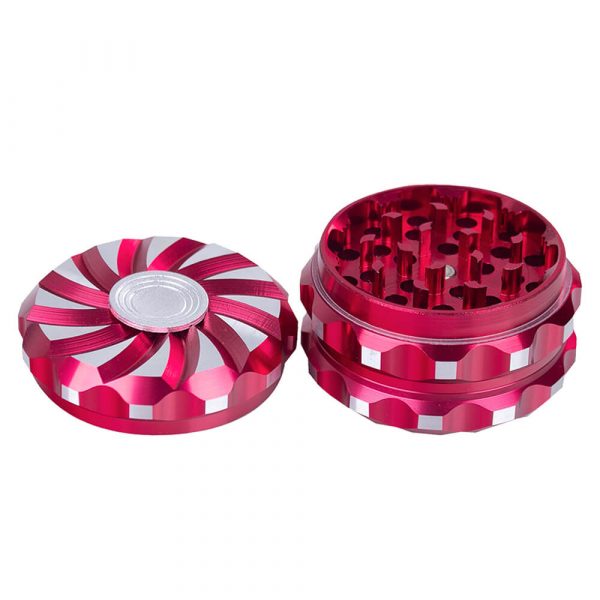 TRITURADORA SPINNER DE TABACO DE ALEACION DE ACERO DE 3 PARTES - Image 2